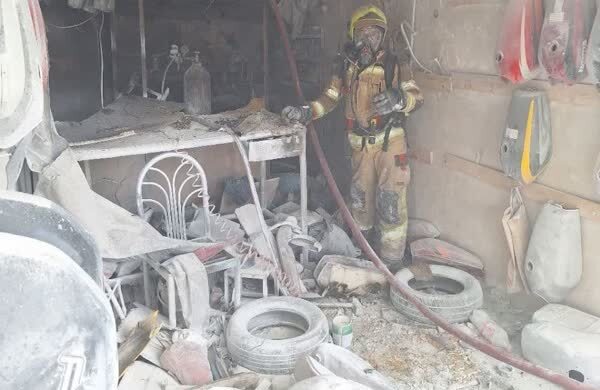 انفجار تعمیرگاه موتورسیکلت در مشهدیک مصدوم بر جای گذاشت