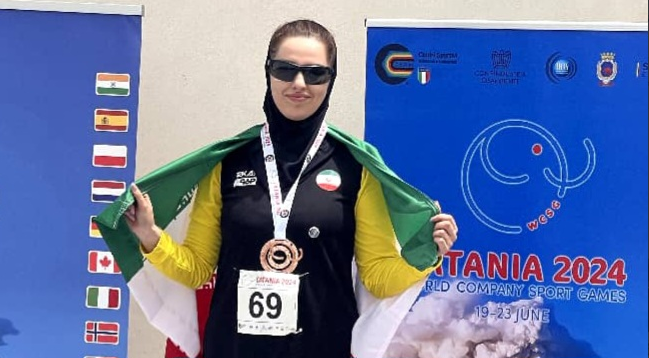 بازی‌های جهانی شرکت‌ها؛ نخستین نشان کاروان ایران در دوومیدانی بانوان *