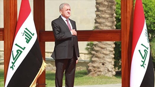 رئیس جمهور عراق در رأس هیئتی بلند پایه عازم تهران شد