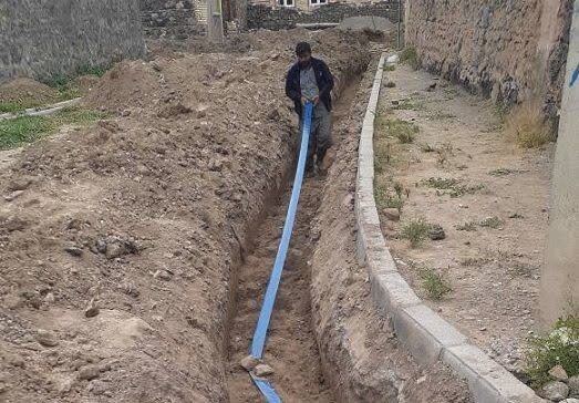 اصلاح شبکه آب شرب سه روستا در شهرستان پلدشت