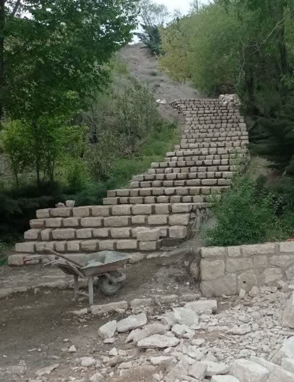 ساماندهی جاده چشمه پاچنار بوستان صفه