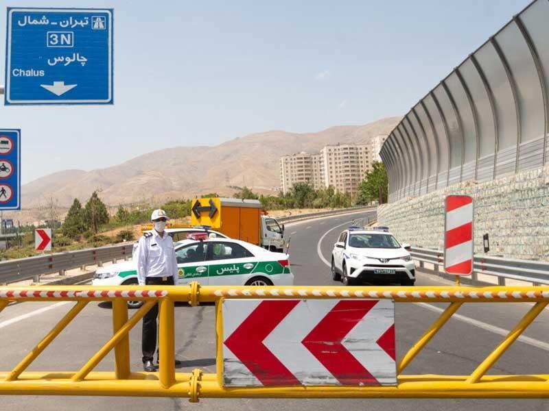 اجرای محدودیت‌های تردد در جاده‌های مازندران