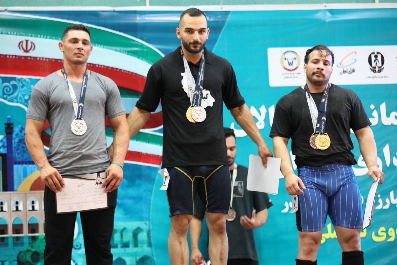 ۶ مدال وزنه برداران گیلانی در رقابت‌های وزنه برداری کشور