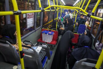 ناوگان حمل و نقل مشهد پای کار انتخابات