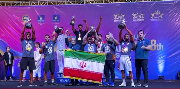 ایران بر بام پرورش اندام قهرمانی آسیا