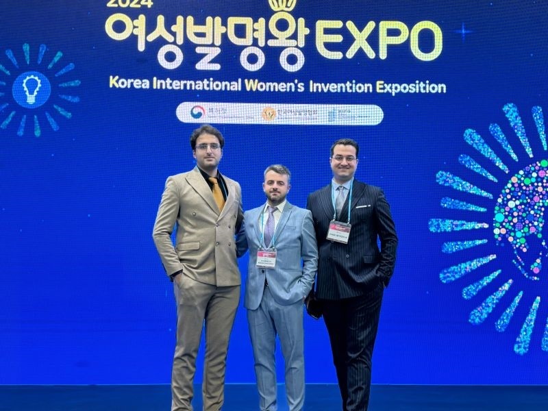 دانشجوی دانشگاه علوم پزشکی مشهد مدال طلای فستیوال اختراعات کره جنوبی را کسب کرد.