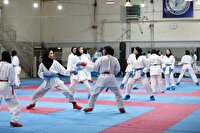 برپاشدن اردوی تیم ملی کاراته بانوان در تبریز