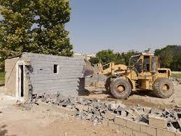 تخریب ساخت و ساز غیرمجاز در شهرکرد