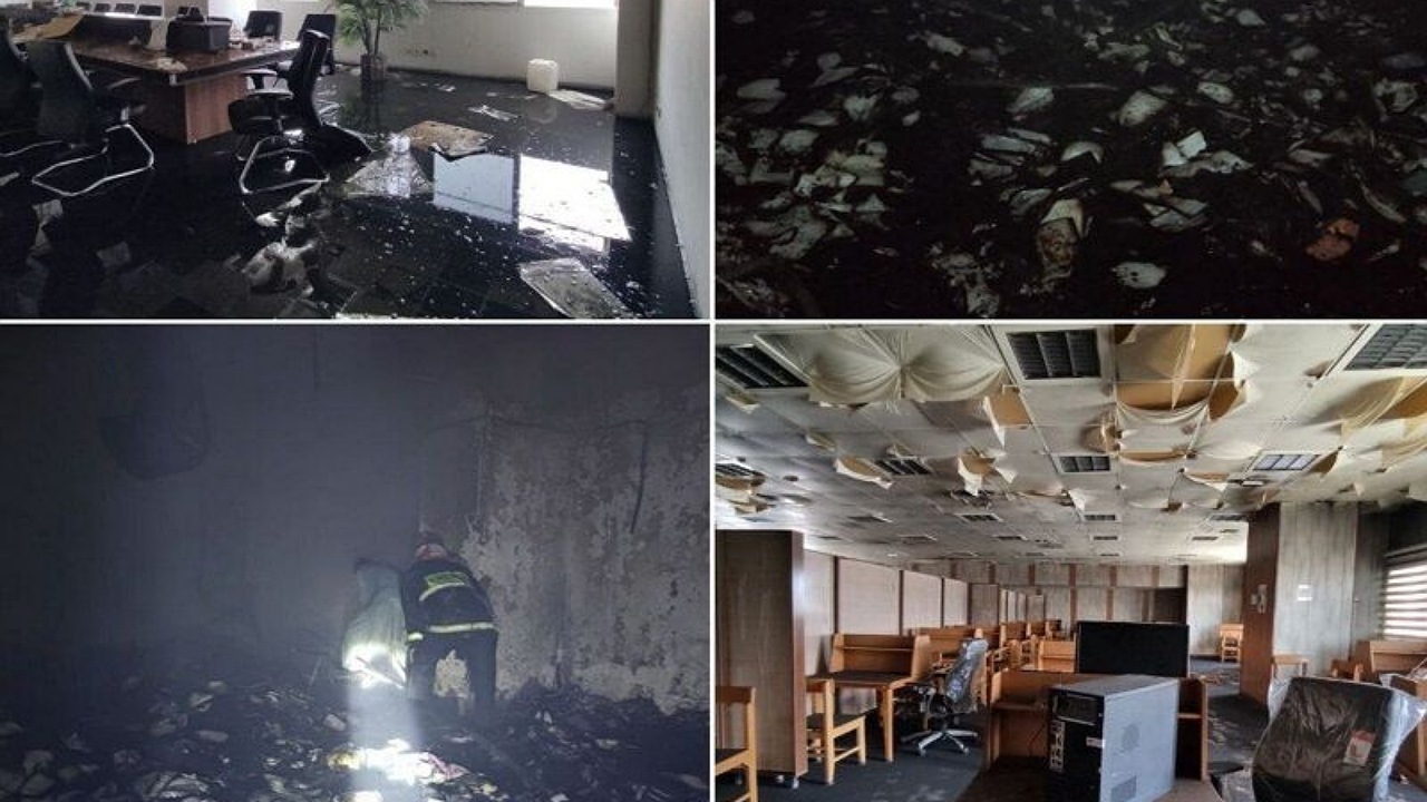آخرین اطلاعات مربوط به آتش سوزی دانشکده علوم پزشکی ایرانشهر