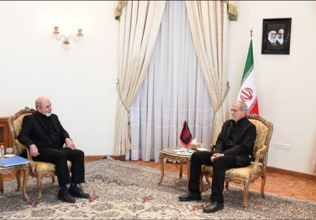 دیدار دبیر شورای عالی امنیت ملی با رئیس جمهور منتخب