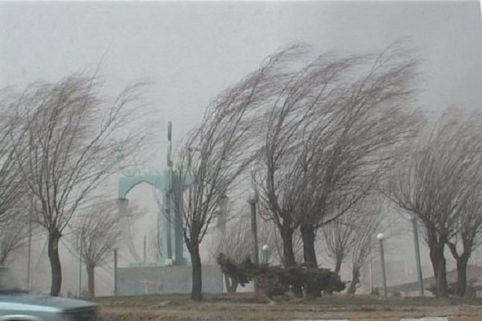 وزش باد نسبتا شدید زنجان را در بر می گیرد