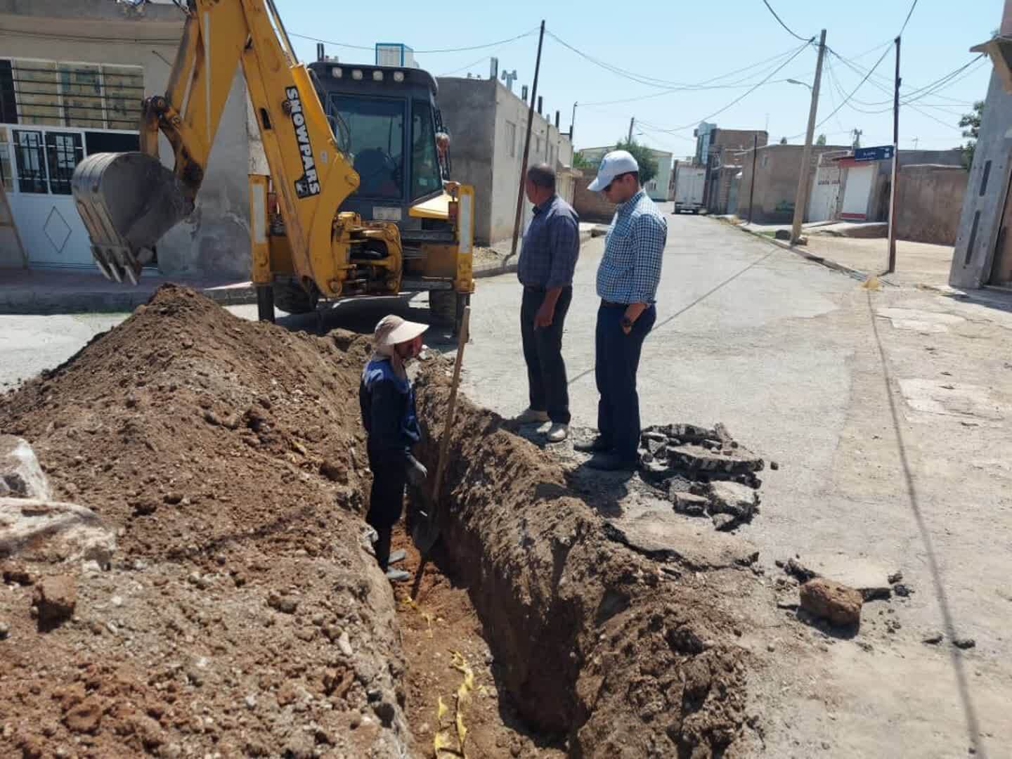 اصلاح شبکه آبرسانی روستای تازه کند شهرستان شوط