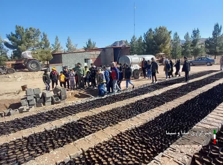 بهسازی نهالستان پارک جنگلی قهستان قاینات