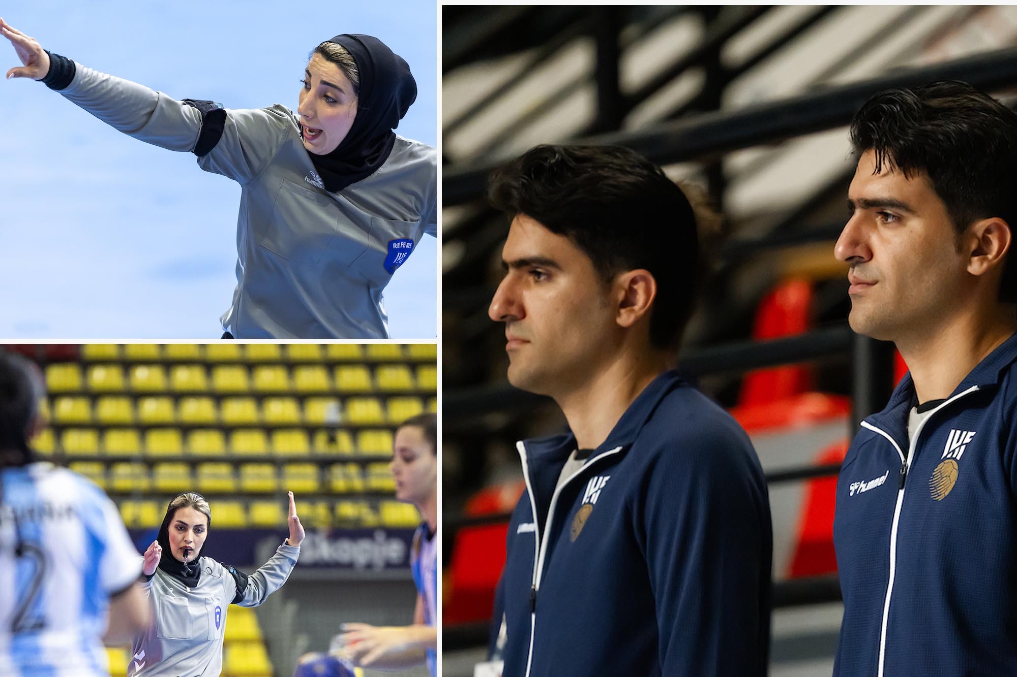 قضاوت دو گروه داوری هندبال ایران در قهرمانی آسیا
