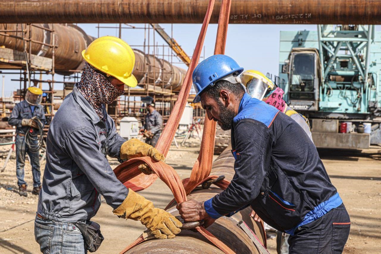 آخرین وضعیت ساخت پایه سکو‌های میدان گازی بلال و فاز ۱۱