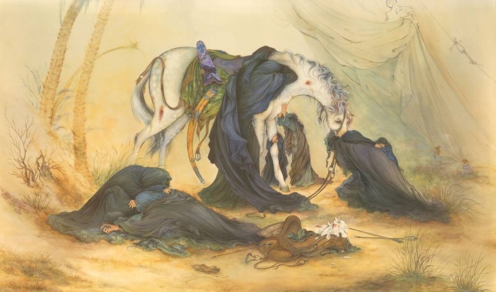 نقاشی عصر عاشورا اثر استاد محمود فرشچیان در فهرست میراث‌فرهنگی منقول ثبت ملی شد