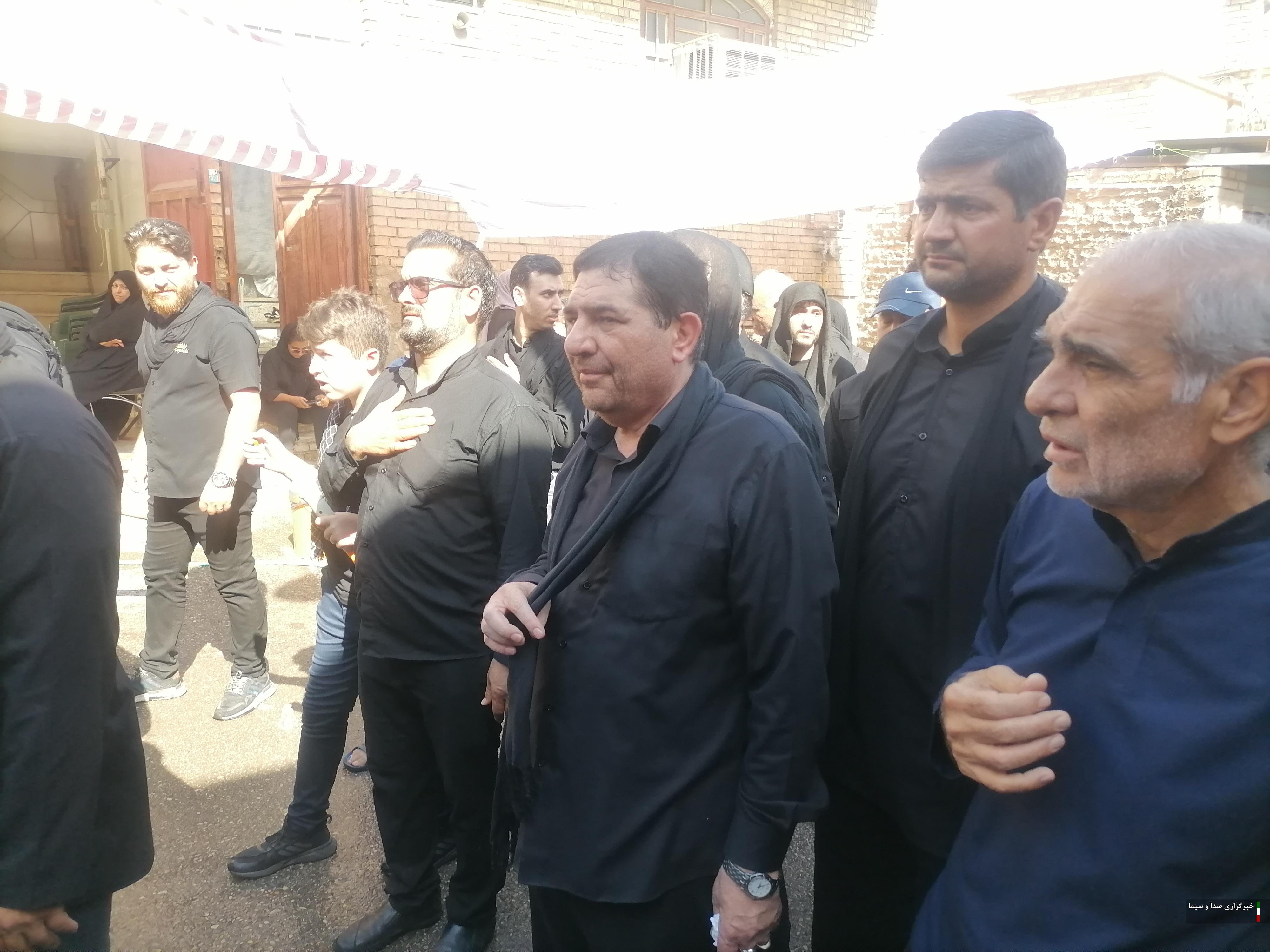 حضور سرپرست ریاست جمهوری در مراسم عاشورا حسینی دزفول
