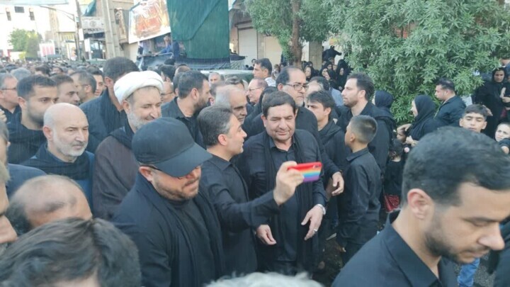 حضور سرپرست ریاست جمهوری در جمع عزاداران حسینی در شهر دزفول