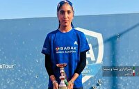 مقام سوم تنیسور کیش در مسابقات رده های سنی کشور