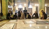 شام غریبان حسینی در مسجد امام حسن مجتبی (ع) کیش