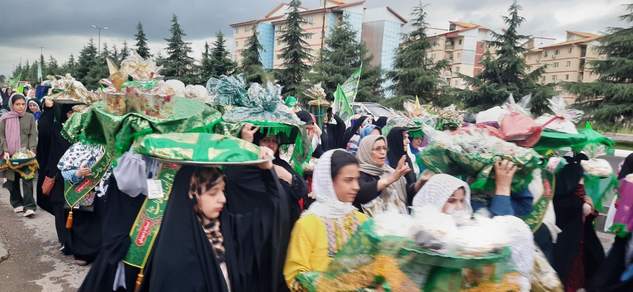 «کاروان شادی سفره داران و خنچه بران غدیر»، در رشت