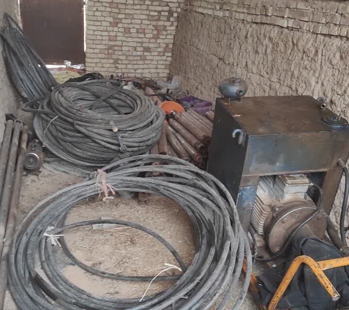 توقیف ادوات حفاری غیر مجاز در شهرستان ابرکوه 
