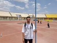 قهرمانی  ورزشکار جوان خوزستانی در مسابقات دو ومیدانی کشور