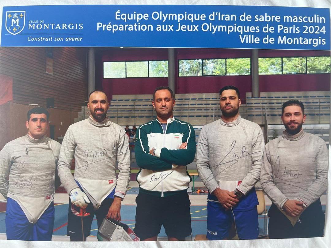 المپیک ۲۰۲۴ پاریس؛ رونمایی از پوستر شمشیربازان ایران در فرانسه