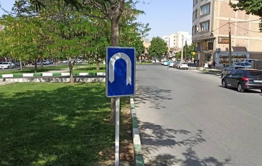 تابلوهای ترافیکی خیابان سعدی نو شد