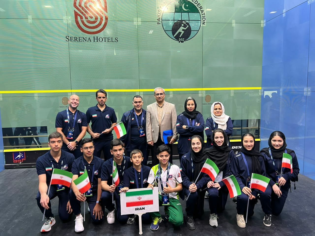 پیروزی نمایندگان ایران در روز نخست اسکواش قهرمانی آسیا