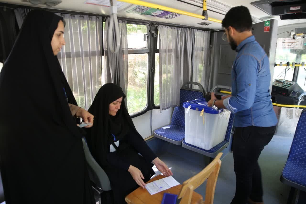 خدمت‌رسانی 440 دستگاه اتوبوس شهرداری مشهد به روند انتخابات ریاست جمهوری