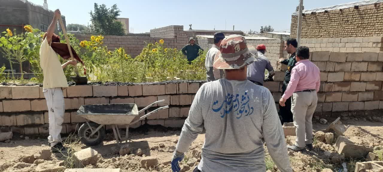 اعزام دانشجویان جهادگر به روستای سلطان آباد بخش رخ