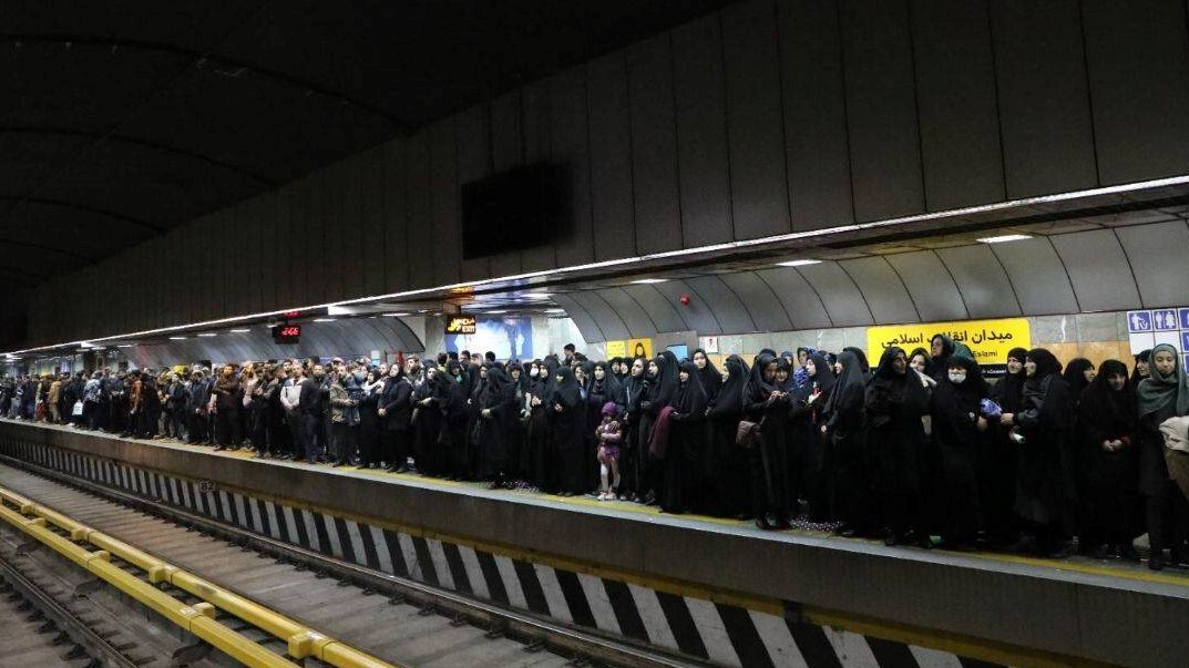 خدمات رسانی مترو تهران به شرکت کنندگان مراسم تشییع پیکر شهید اسماعیل هنیه
