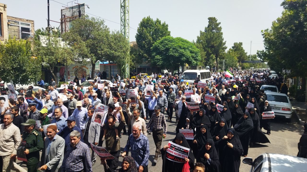 راهپیمایی مردم نیشابور در محکومیت ترور اسماعیل هنیه