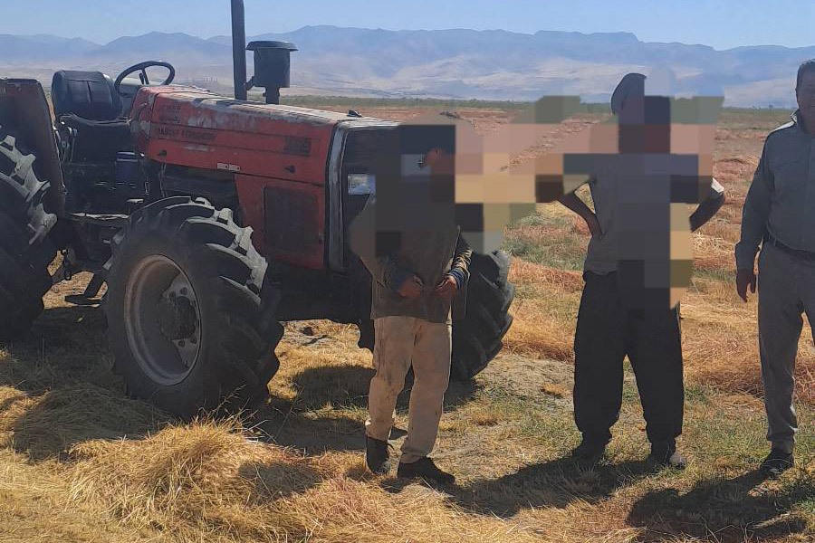 دستگیری متخلفین برداشت علوفه از حریم پارک ملی دریاچه ارومیه