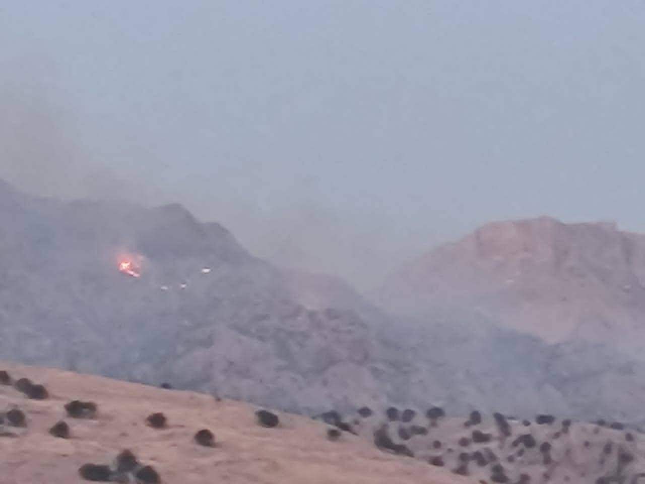 آت‌ش سوزی در ارتفاعات تاراز اندیکا