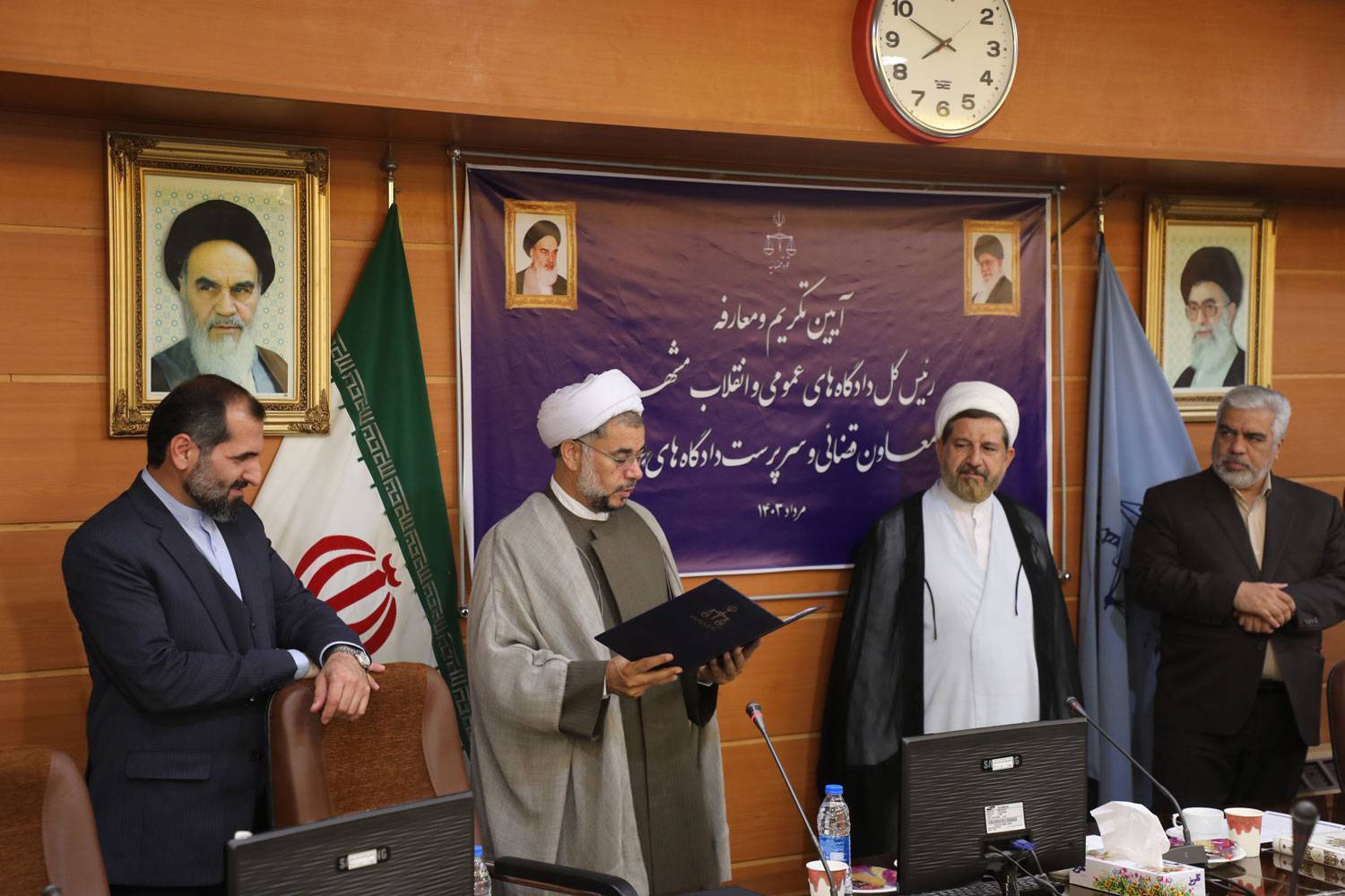 معرفی رئیس کل جدید دادگاههای عمومی و انقلاب مشهد