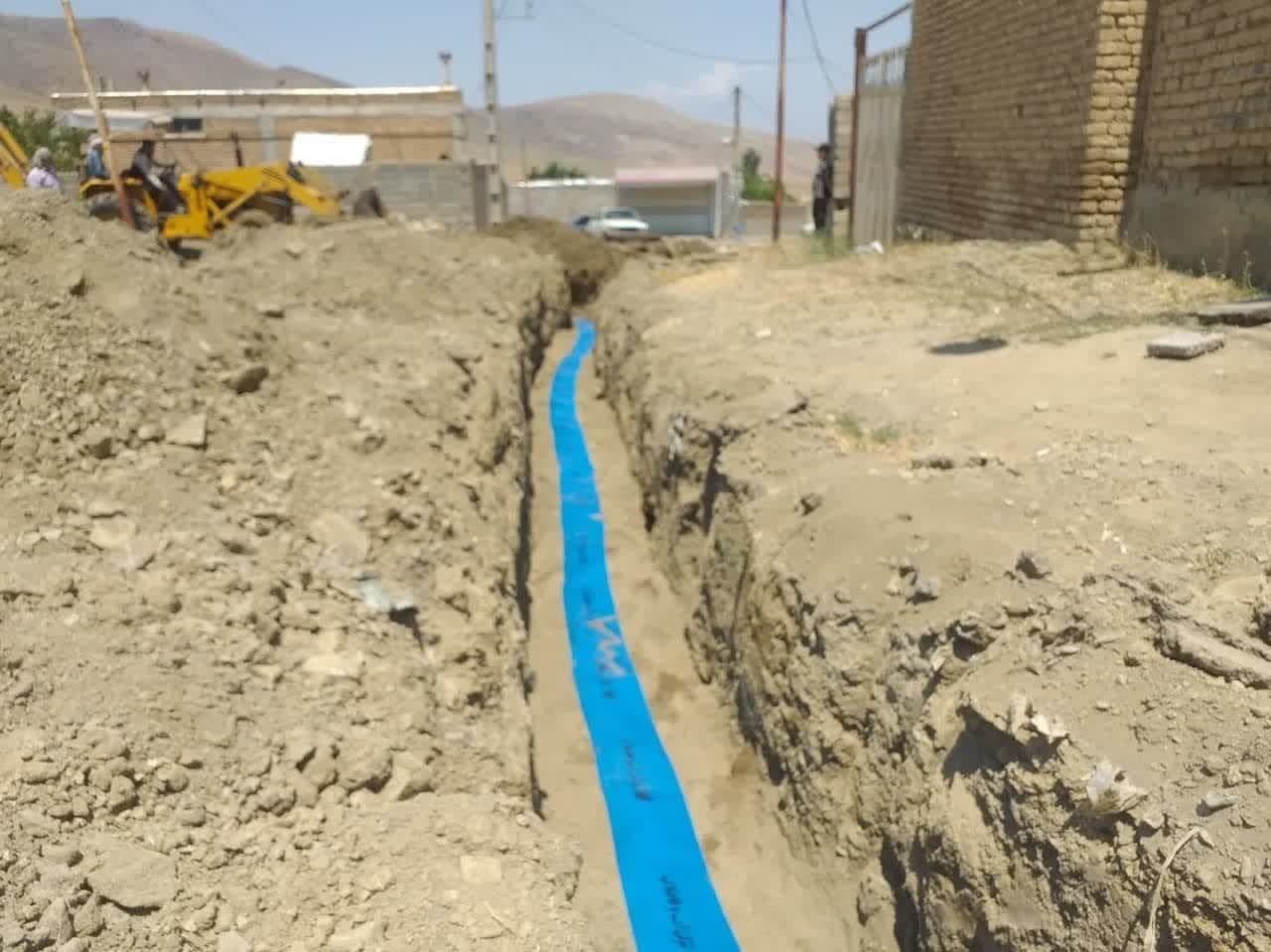 اصلاح ۱۰۰ متر شبکه آبرسانی روستای کورپران شهرستان خوی