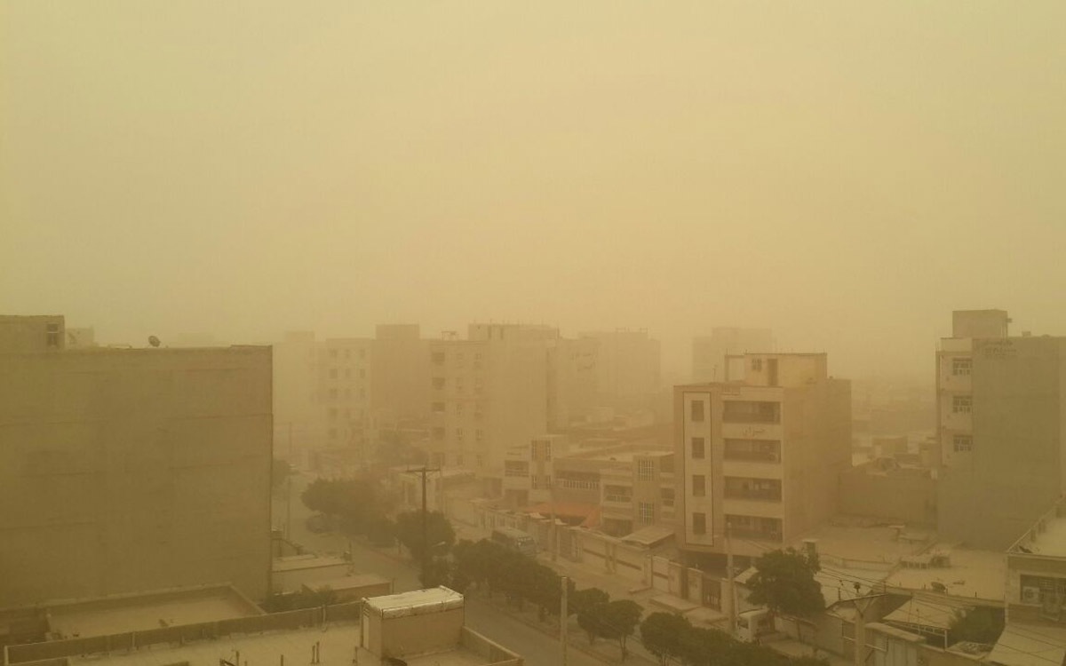 هشدار زرد وقوع وزش بادهای متوسط تا نسبتا شدید در خوزستان