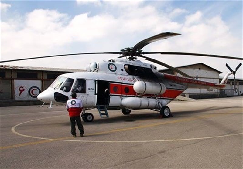 استقرار ۵ هلیکوپتر در مرز مهران برای انتقال بیماران
