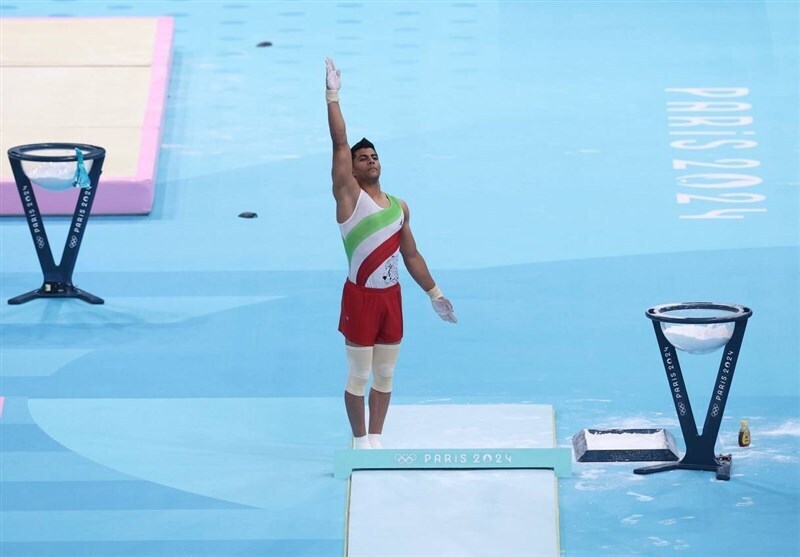 رقابت «اُلفتی» در فینال پرش خرک ژیمناستیک المپیک