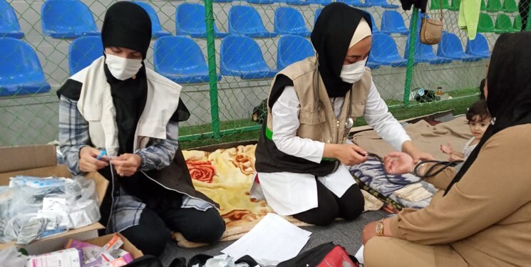 خدمت رسانی ۵۰۰ کارشناس بهداشتی در مرز چذابه در ایام اربعین حسینی