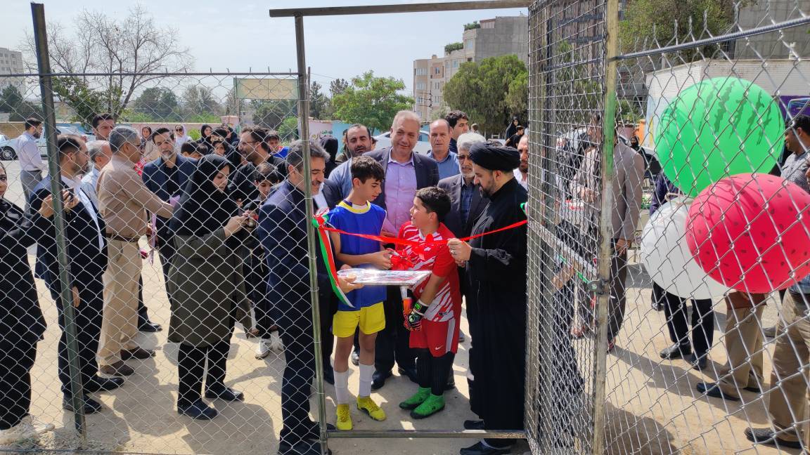 افتتاح سه طرح ورزشی در محمدشهر
