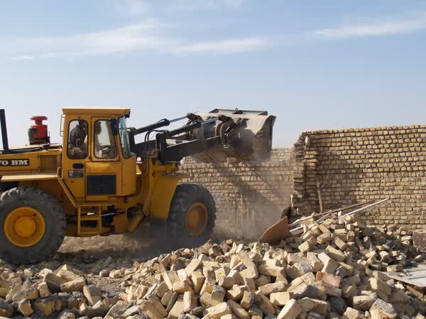 تخریب ۱۶ فقره ساخت و ساز غیرمجاز در گلبهار