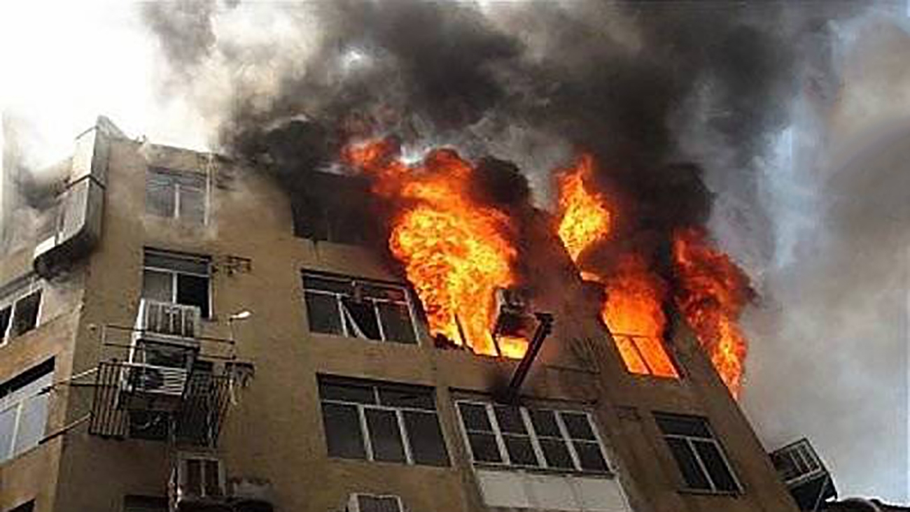 مصدوم شدن ۶ در آتش سوزی منزل مسکونی در رامهرمز