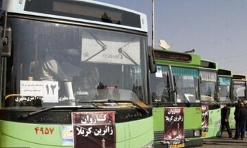 آماده سازی ۱۶۰ دستگاه اتوبوس در همدان برای جابه‌جایی زائران اربعین 