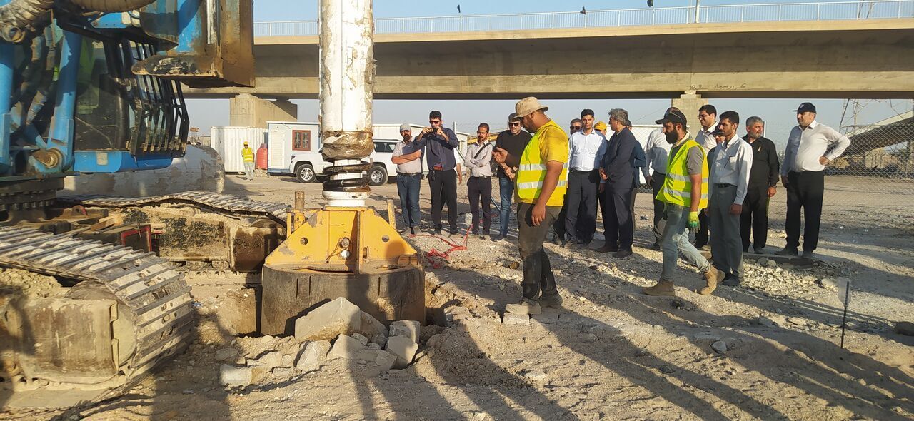 آغاز عملیات اجرایی ساخت پل راه‌آهن خط خرمشهر به بصره در اروند