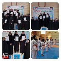 برگزاری مسابقات کاراته و تکواندو بسیج خواهران در شهرکرد