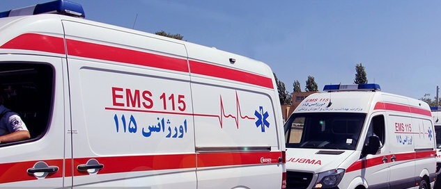 امدادرسانی اورژانس پیش بیمارستانی ۱۱۵ مشهدبه ۲۱ فردگرمازده