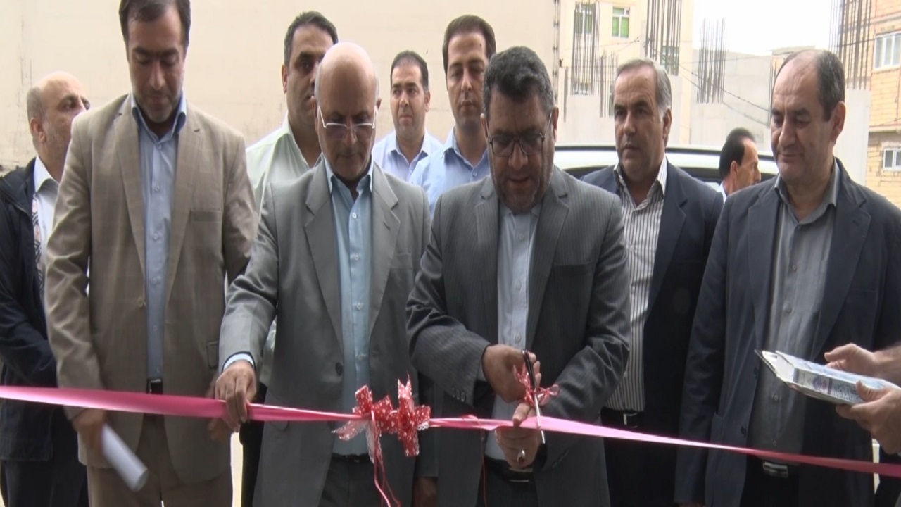 افتتاح ساختمان بنیاد مسکن در بستان آباد